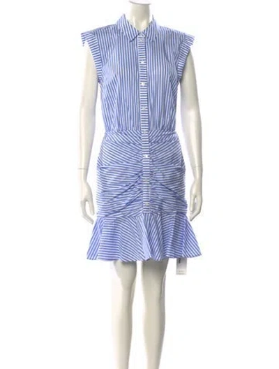 Pre-owned Veronica Beard Striped Mini Dress In Multi