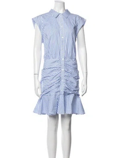 Pre-owned Veronica Beard Striped Mini Dress In Multi