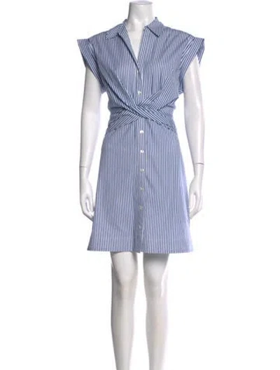 Pre-owned Veronica Beard Striped Mini Dress In Multi