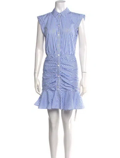 Pre-owned Veronica Beard Striped Mini Dress In Multi