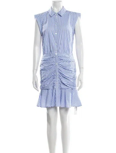 Pre-owned Veronica Beard Striped Mini Dress W/ Tags In Blue