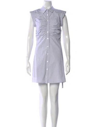 Pre-owned Veronica Beard Striped Mini Dress W/ Tags In Blue