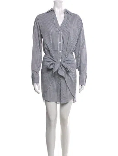 Pre-owned Veronica Beard Striped Mini Dress W/ Tags In Blue