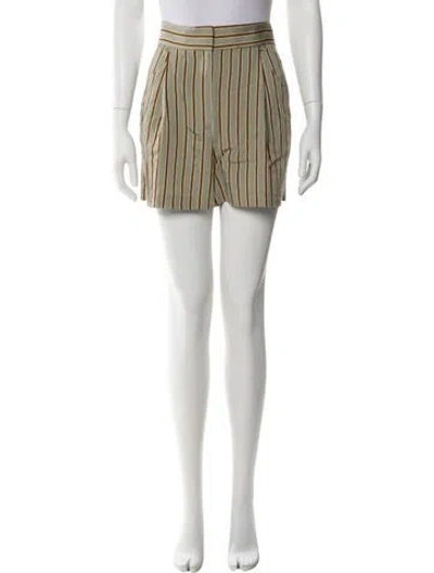 Pre-owned Veronica Beard Striped Mini Shorts W/ Tags