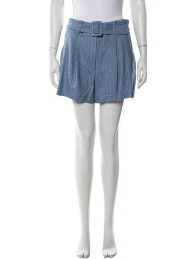 Pre-owned Veronica Beard Striped Mini Shorts W/ Tags In Blue