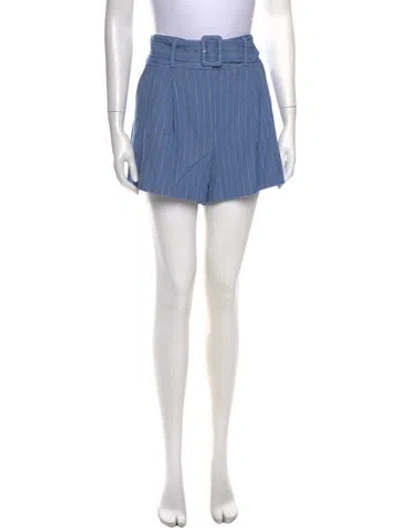 Pre-owned Veronica Beard Striped Mini Shorts W/ Tags In Blue