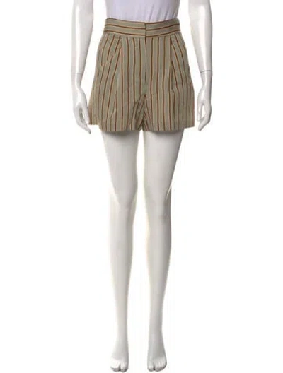 Pre-owned Veronica Beard Striped Mini Shorts W/ Tags In Multi