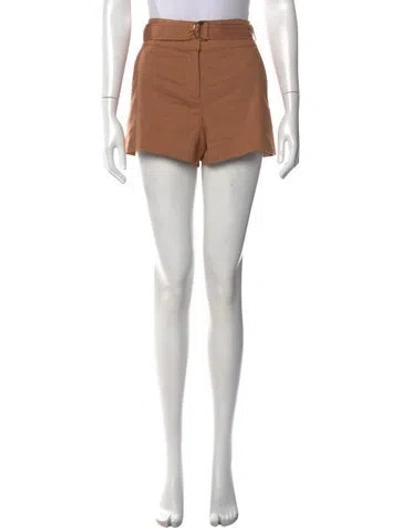 Pre-owned Veronica Beard Striped Mini Skirt In Brown