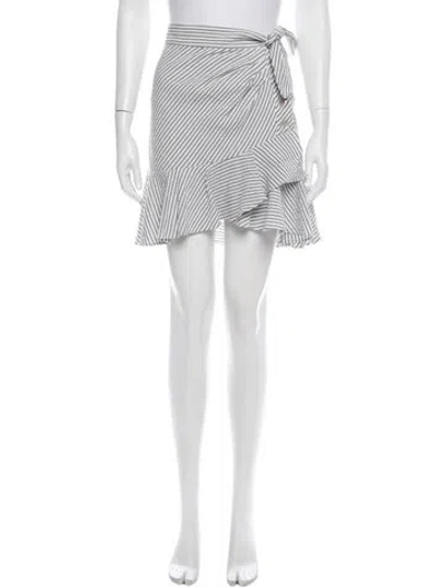 Pre-owned Veronica Beard Striped Mini Skirt In Multi