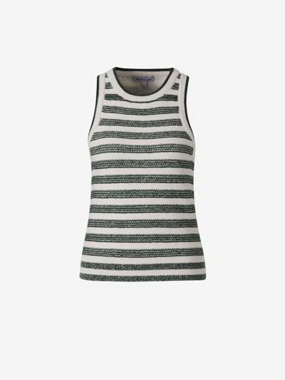 VERONICA BEARD VERONICA BEARD STRIPED MOTIF TOP