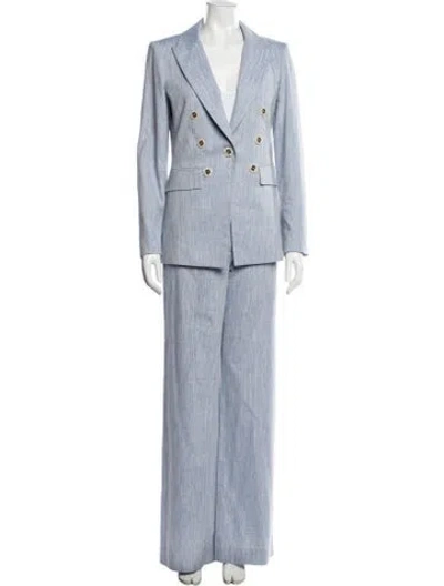 Pre-owned Veronica Beard Striped Pantsuit In Blue