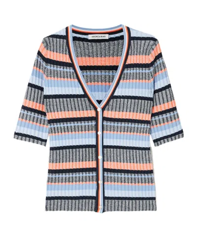 Veronica Beard Striped Sweater In Multi
