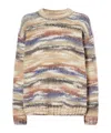 Veronica Beard Castile Striped Wool-blend Sweater In Multi