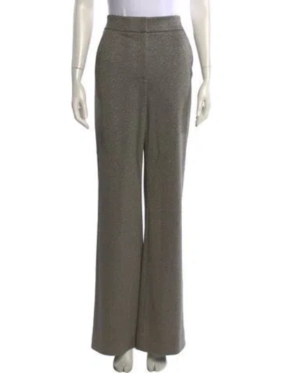 Pre-owned Veronica Beard Striped Wide Leg Pants In Multi