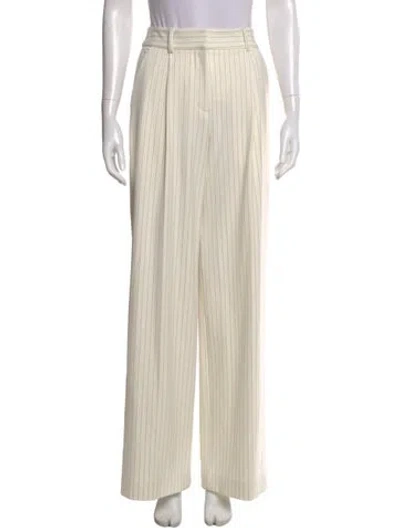 Pre-owned Veronica Beard Striped Wide Leg Pants W/ Tags In Neutrals
