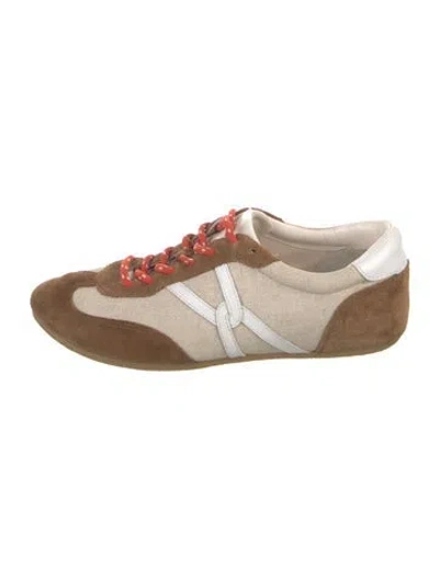 Pre-owned Veronica Beard Suede Athletic Sneakers In Multicolor
