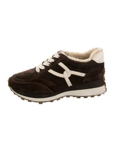 Pre-owned Veronica Beard Suede Athletic Sneakers In Multicolor