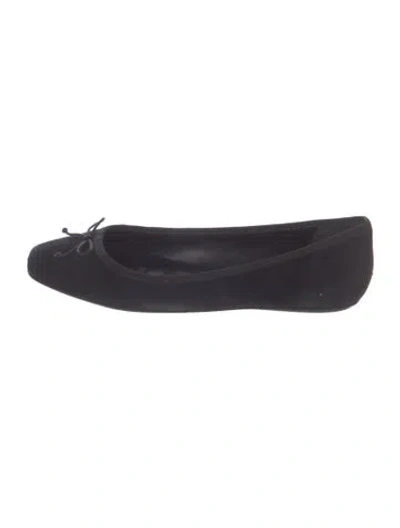 Pre-owned Veronica Beard Suede Ballet Flats In Blue