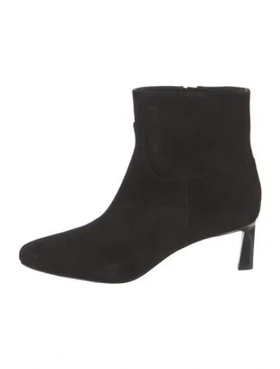Pre-owned Veronica Beard Suede Boots In Black