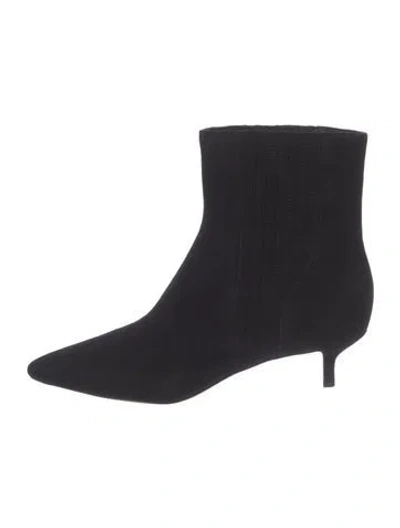 Pre-owned Veronica Beard Suede Boots In Black