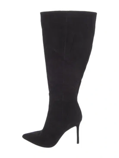 Pre-owned Veronica Beard Suede Boots In Black