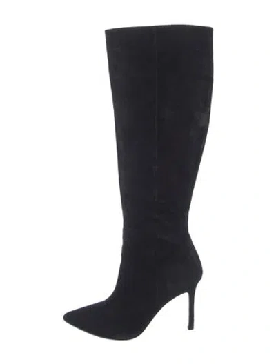 Pre-owned Veronica Beard Suede Boots In Black