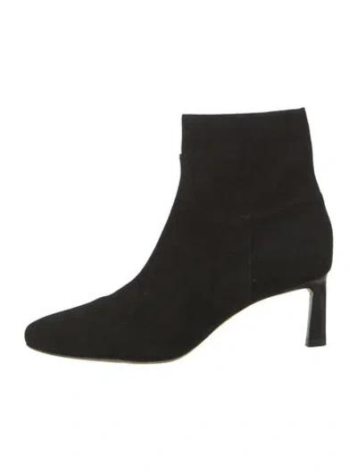 Pre-owned Veronica Beard Suede Boots In Black