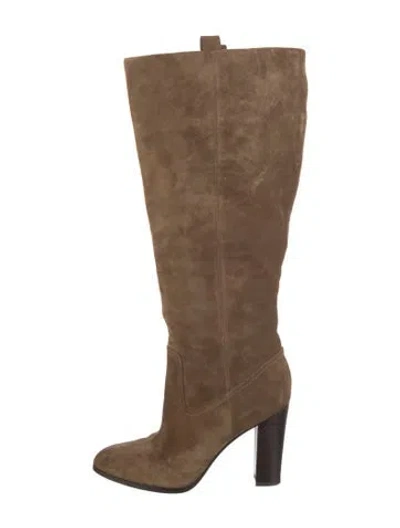 Pre-owned Veronica Beard Suede Boots In Brown