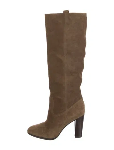 Pre-owned Veronica Beard Suede Boots In Brown