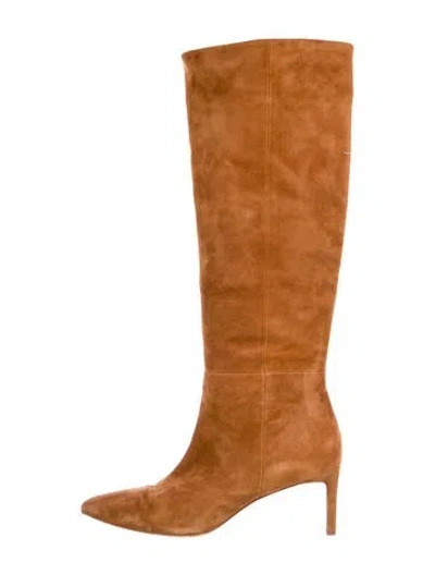Pre-owned Veronica Beard Suede Boots In Brown