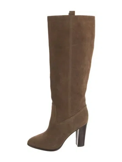 Pre-owned Veronica Beard Suede Boots In Brown