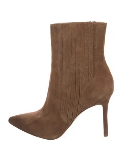 Pre-owned Veronica Beard Suede Boots In Brown