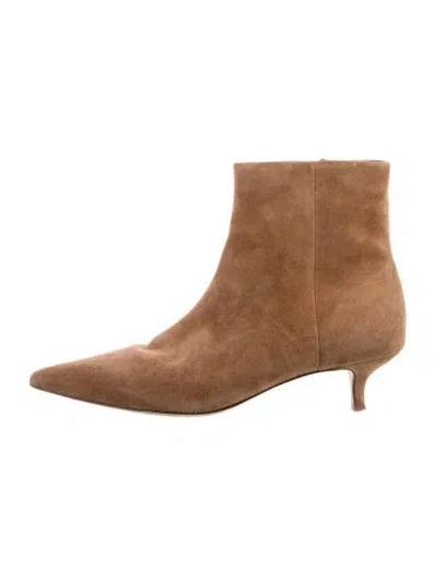 Pre-owned Veronica Beard Suede Boots In Brown