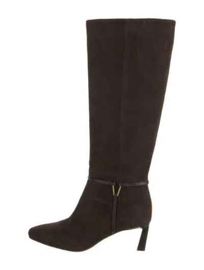 Pre-owned Veronica Beard Suede Boots In Brown