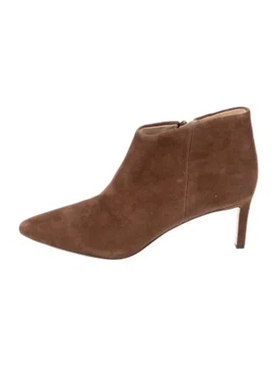 Pre-owned Veronica Beard Suede Boots In Brown