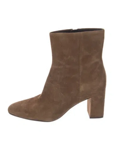 Pre-owned Veronica Beard Suede Boots In Brown