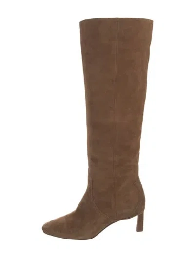 Pre-owned Veronica Beard Suede Boots In Brown