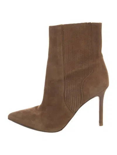 Pre-owned Veronica Beard Suede Boots In Brown