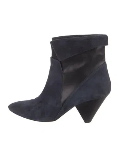 Pre-owned Veronica Beard Suede Boots In Multi