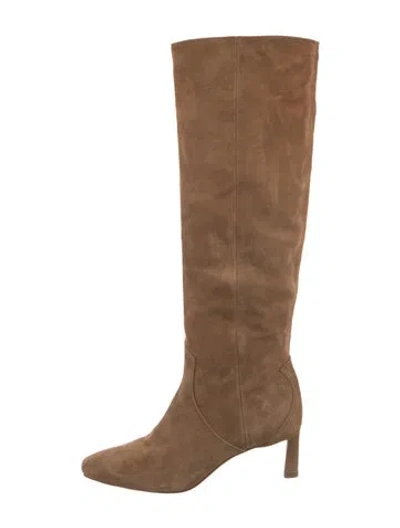 Pre-owned Veronica Beard Suede Boots In Neutral