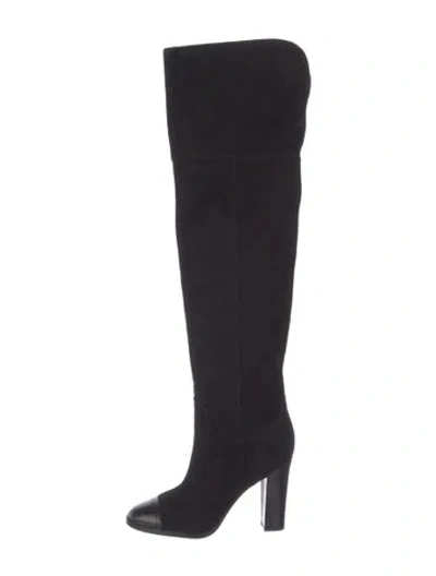 Pre-owned Veronica Beard Suede Boots W/ Tags In Black