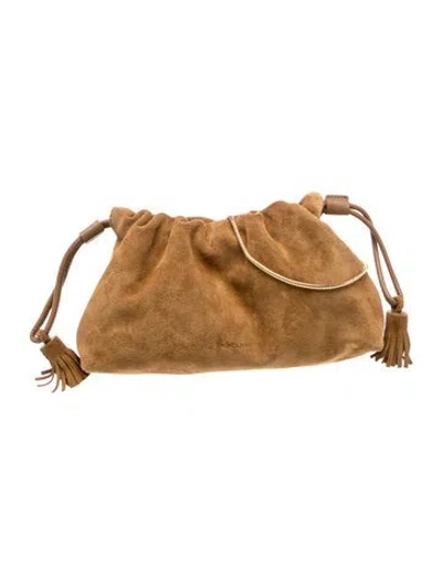 Pre-owned Veronica Beard Suede Crossbody Bag In Brown