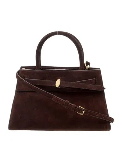 Pre-owned Veronica Beard Suede Crossbody Bag In Brown