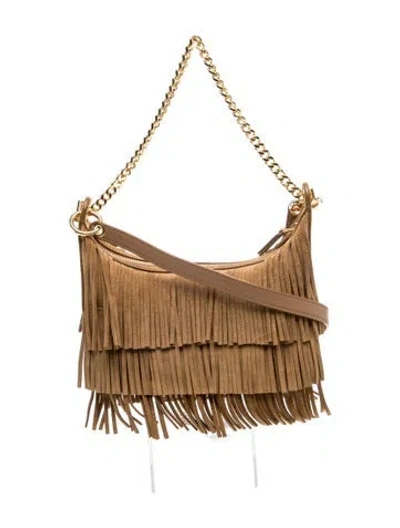 Pre-owned Veronica Beard Suede Crossbody Bag W/ Tags In Brown