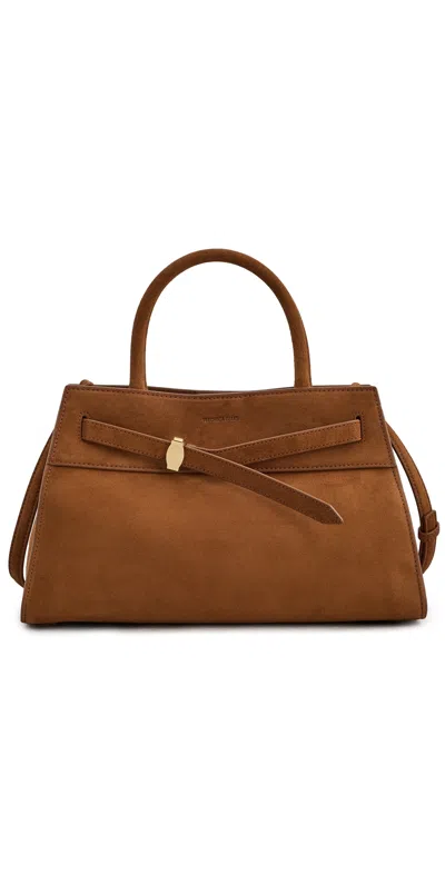 Veronica Beard Suede Dash Bag Tobacco