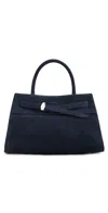 Veronica Beard Suede Dash Bag Vb Navy