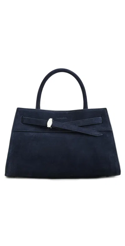 Veronica Beard Suede Dash Bag Vb Navy