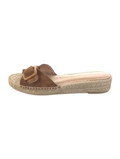 Pre-owned Veronica Beard Suede Espadrilles In Brown