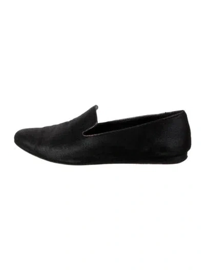 Pre-owned Veronica Beard Suede Loafers In Black
