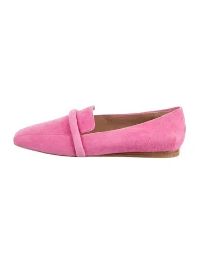 Pre-owned Veronica Beard Suede Loafers In Pink